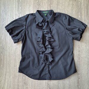 Lauren by Ralph Lauren Women's Button Down Shirt XL